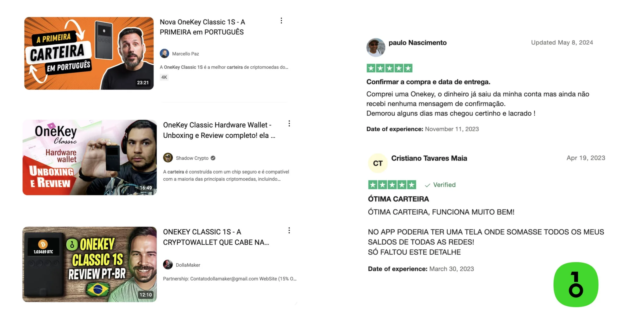 Feedback from the Brazilian community.