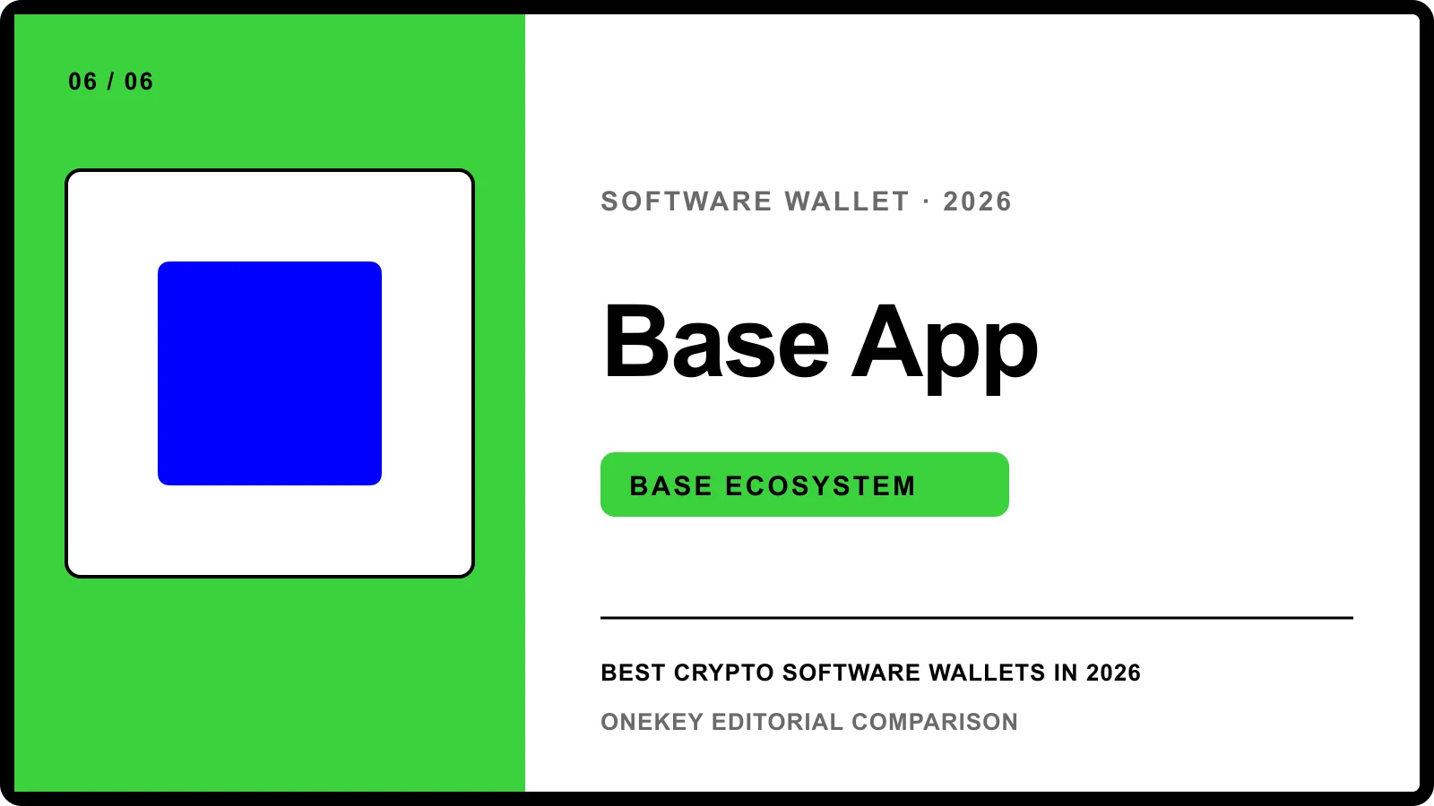 Base App: a software wallet for the Coinbase and Base ecosystems