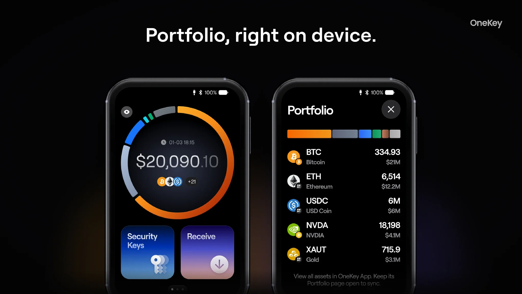 seo:On-device portfolio: home overview and Portfolio details