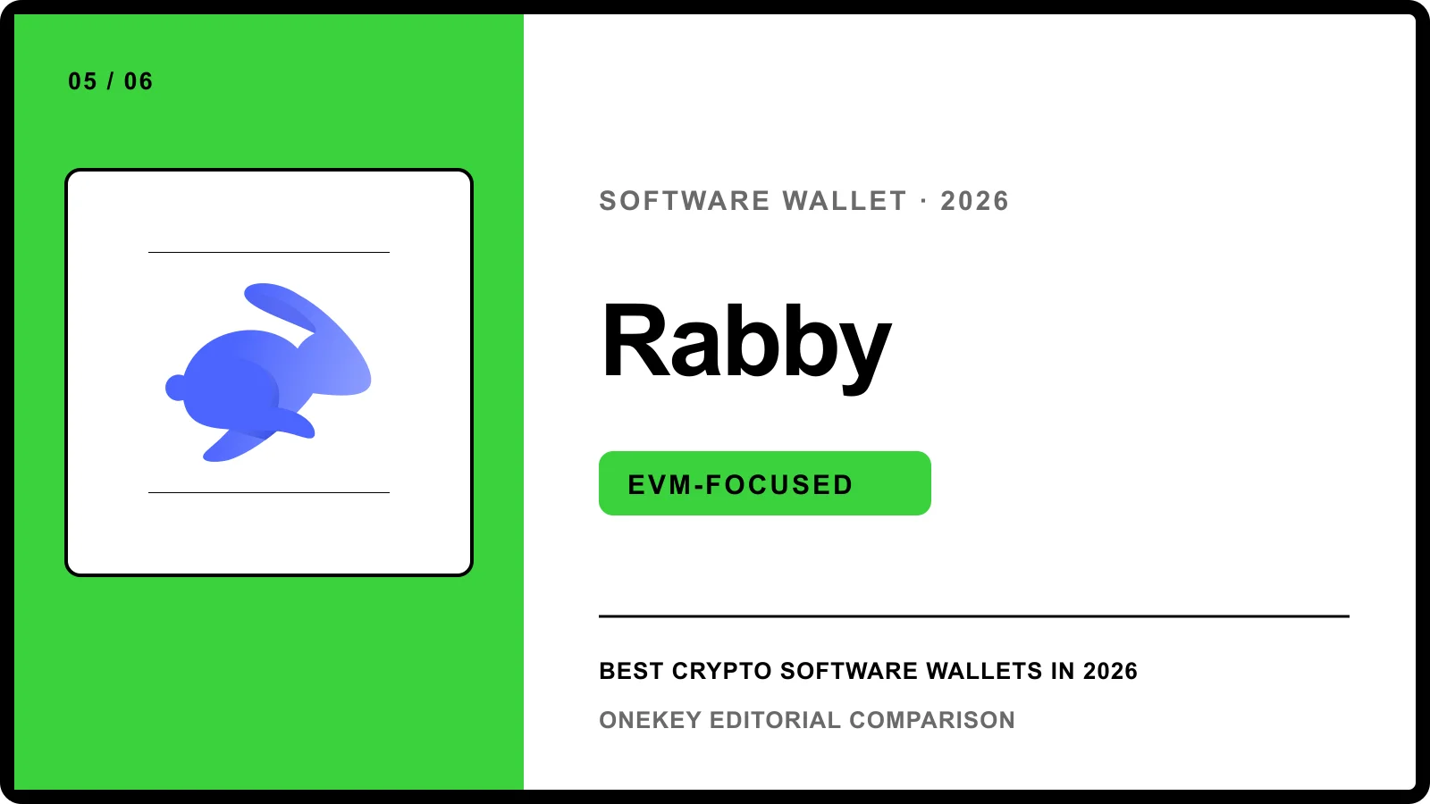 Rabby: a software wallet for active EVM users